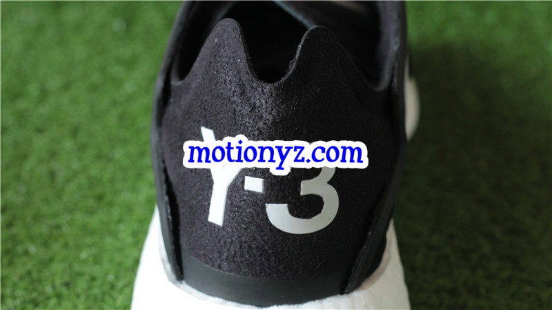 Real Boost Adidas Y3 YOHJI Run Black White